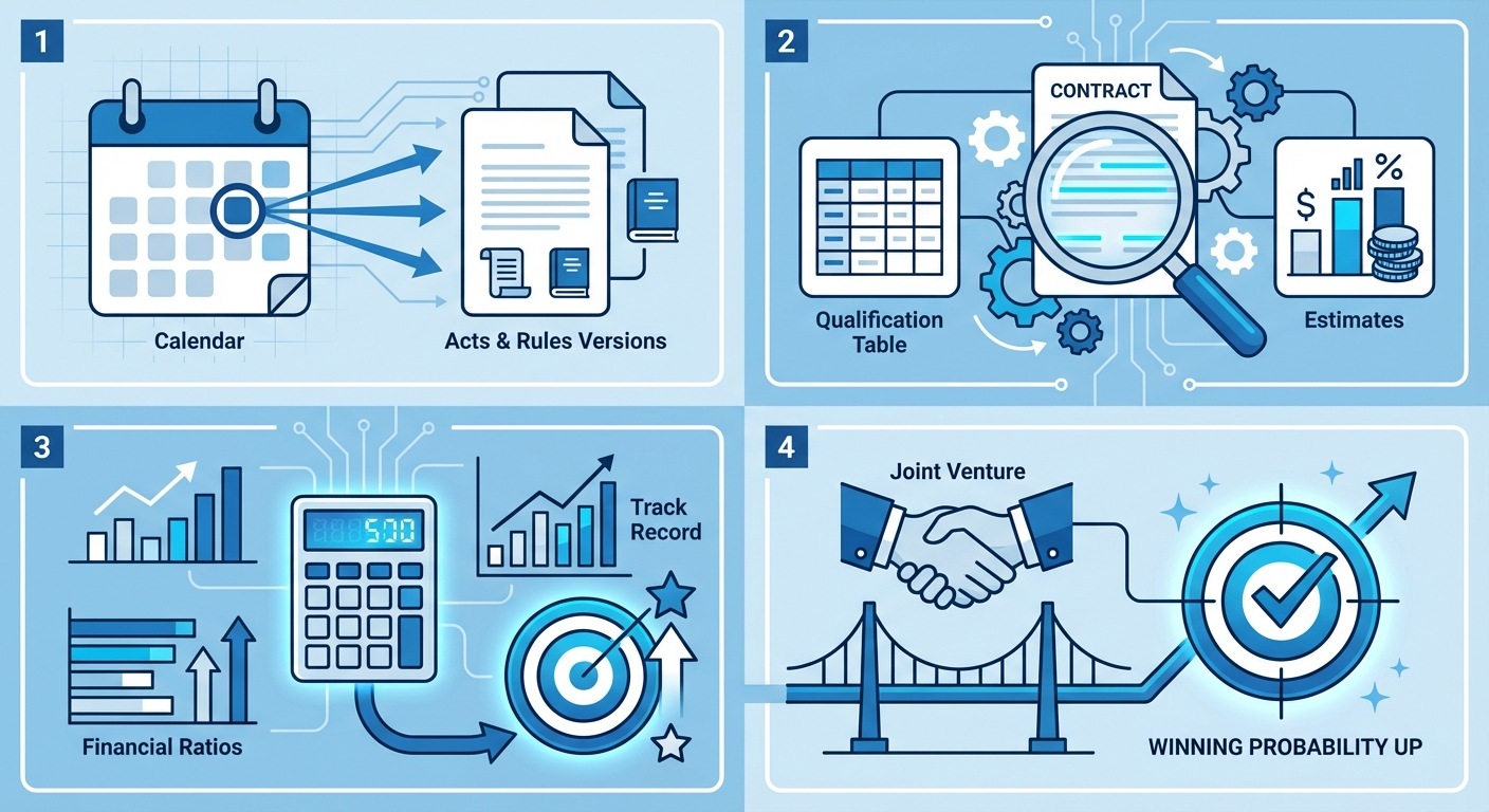 비딩이 입찰 전략 인포그래픽