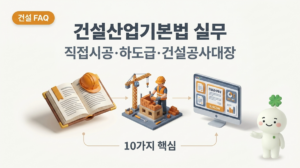 건설산업기본법 실무 직접시공·하도급·건설공사대장