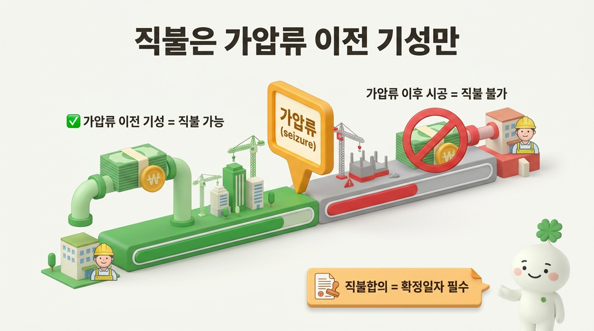 직불과 가압류