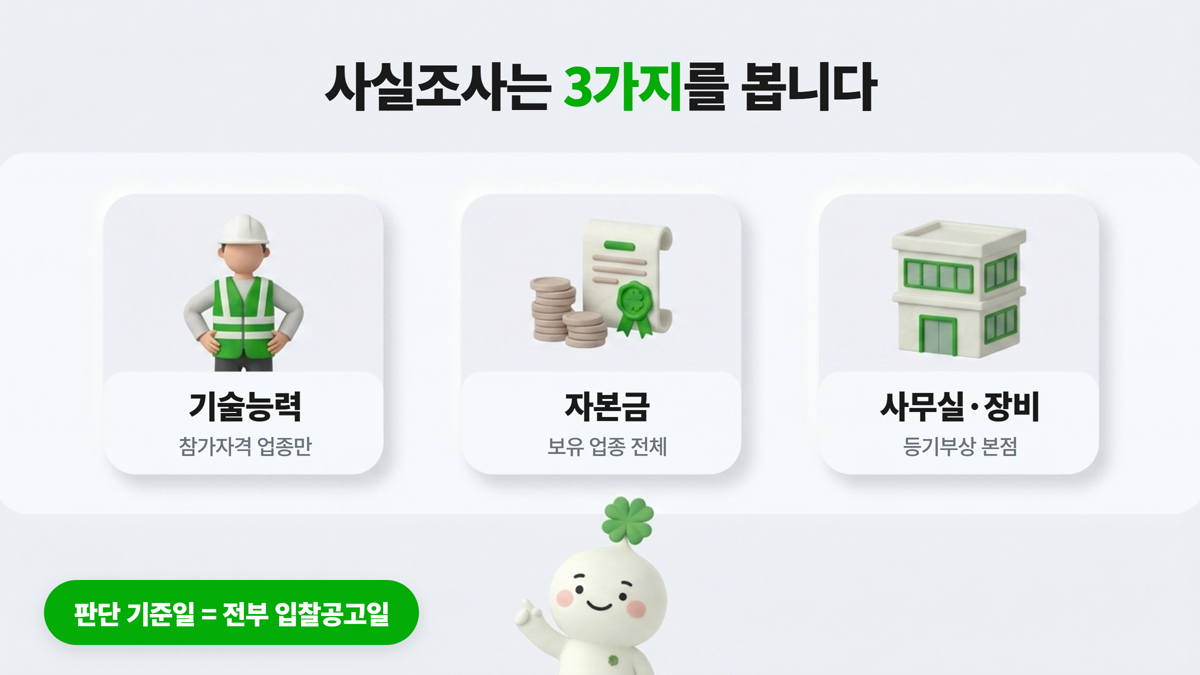조사 3항목과 기준일=공고일